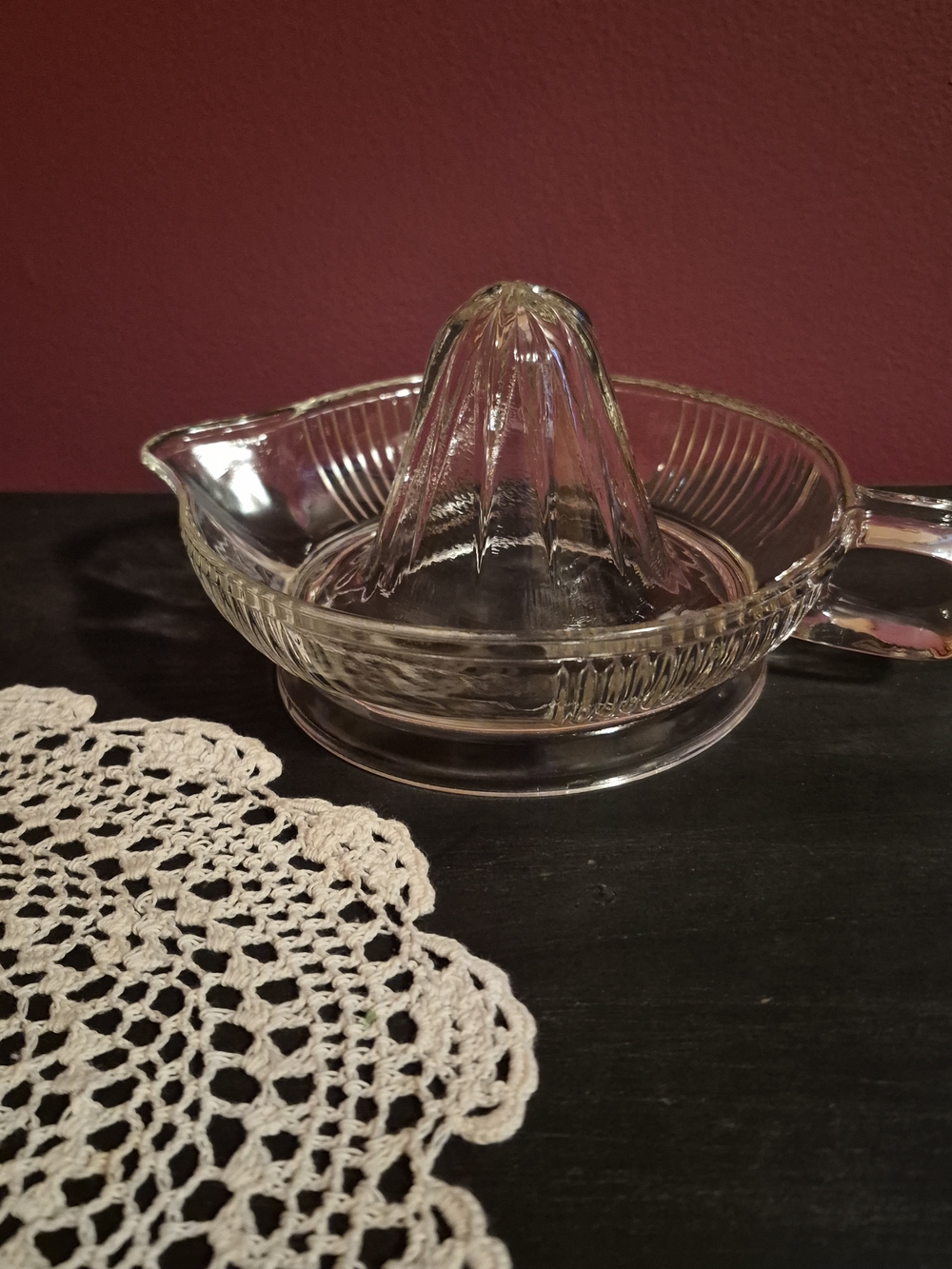 Vintage Glass Citrus Juicer
